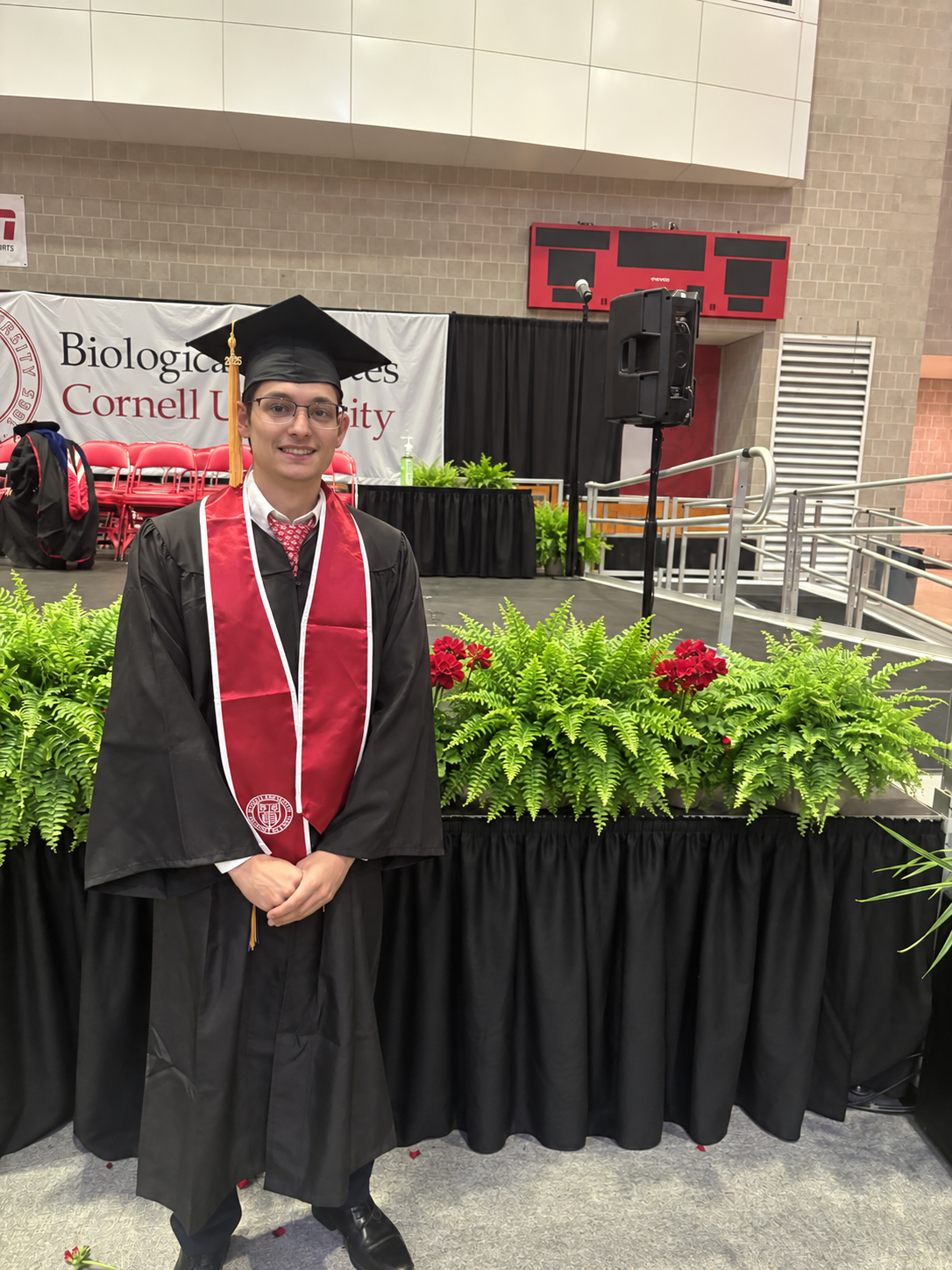 Matthew Borinshteyn at his Cornell University graduation